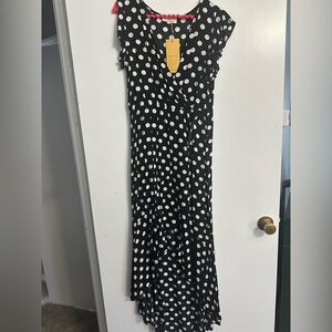 Black and White Polka Dot Dress